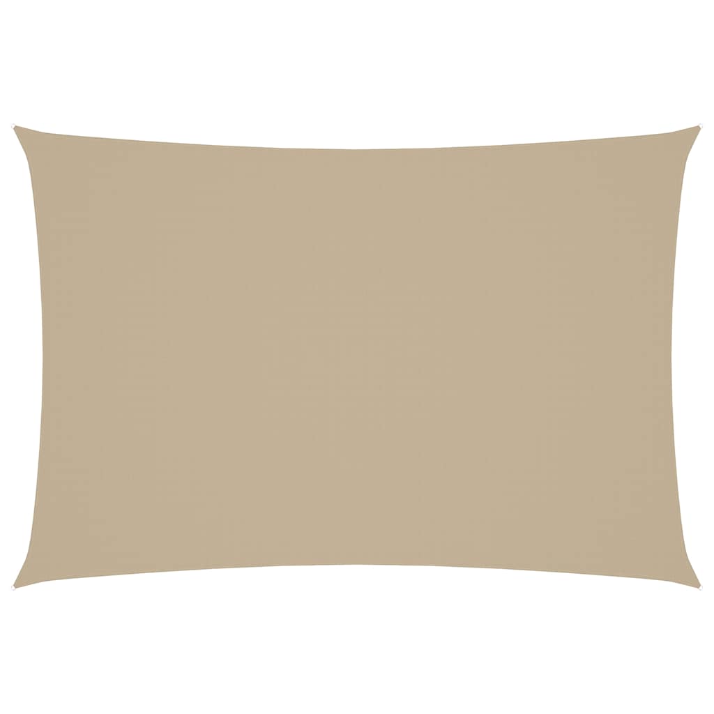 Vidaxl Sunshade prostokątny 3x5 M Oxford Fabric Beige