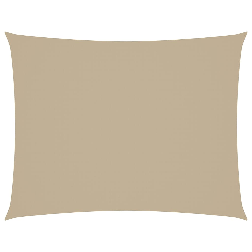 Vidaxl Sunshade prostokątny 3x6 M Oxford Fabric Beige