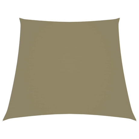 Vidaxl Zonnezeil Trapezium 2 4x3 M Oxford Fabric Beige