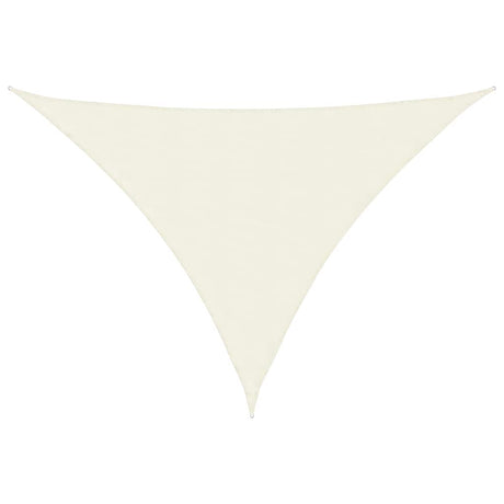 Vidaxl Sunshade Triangular 5x5x6 M Oxford Fabric Crème w kolorze