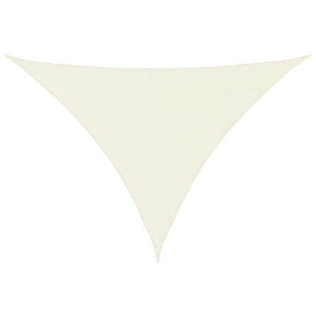 Vidaxl marnoważka trójkątna 4x5x6.4 m crème tkanina Oxford -Crème