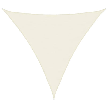 Vidaxl Sunshade Triangular 6x6x6 M Oxford Fabric Crème w kolorze
