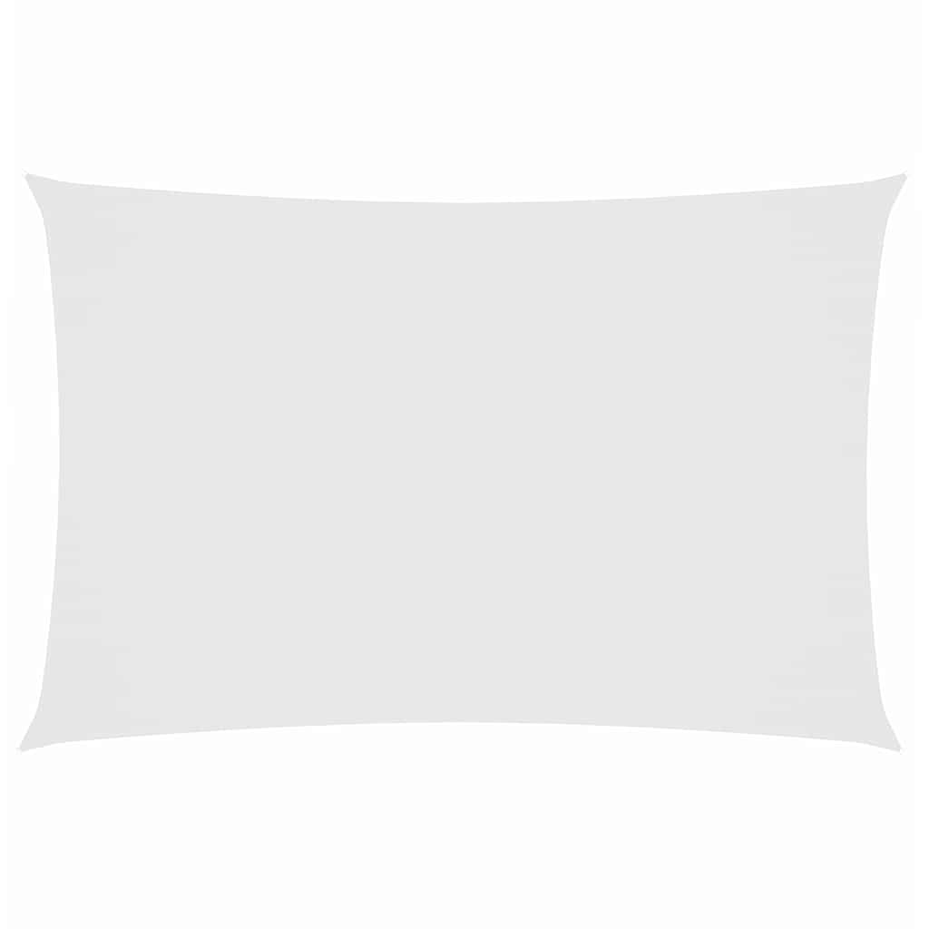 Vidaxl Sunshade prostokątny 2x4 m Oxford Fabric White