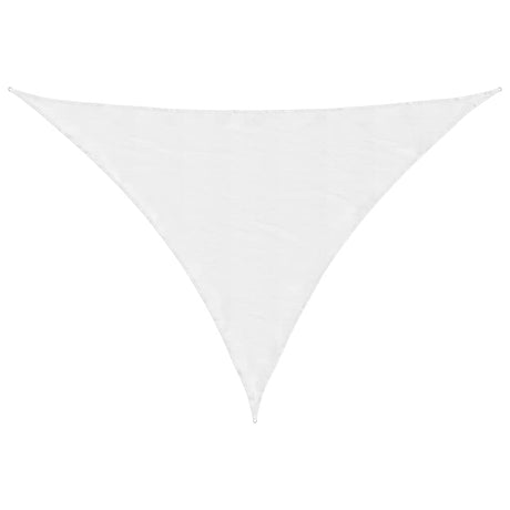 Vidaxl Sunshade Triangular 5x5x6 M Oxford Fabric White
