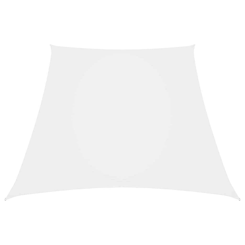 Vidaxl Sunshade Trapezium 3 4x3 M Oxford Fabric White
