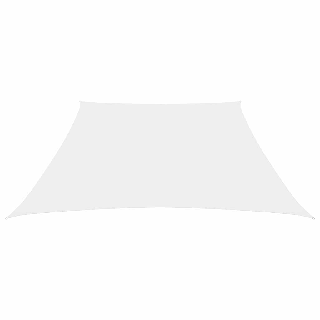 Vidaxl Sunshade Trapezium 3 4x3 M Oxford Fabric White