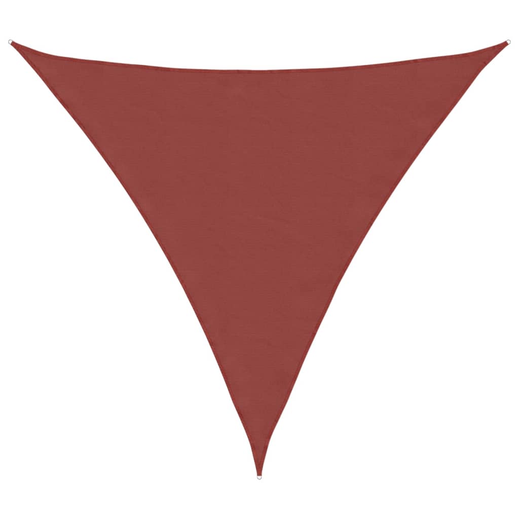 Vidaxl Sunshade Triangular 4.5x4,5x4,5 M Oxford Fabric Terracotta