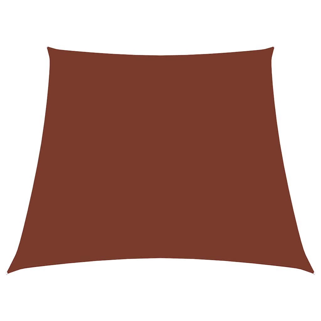 Vidaxl Zonnezeil Trapezium 2 4x3 M Oxford Fabric Terracotta -Colored