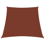Vidaxl Zonnezeil Trapezium 2 4x3 M Oxford Fabric Terracotta -Colored