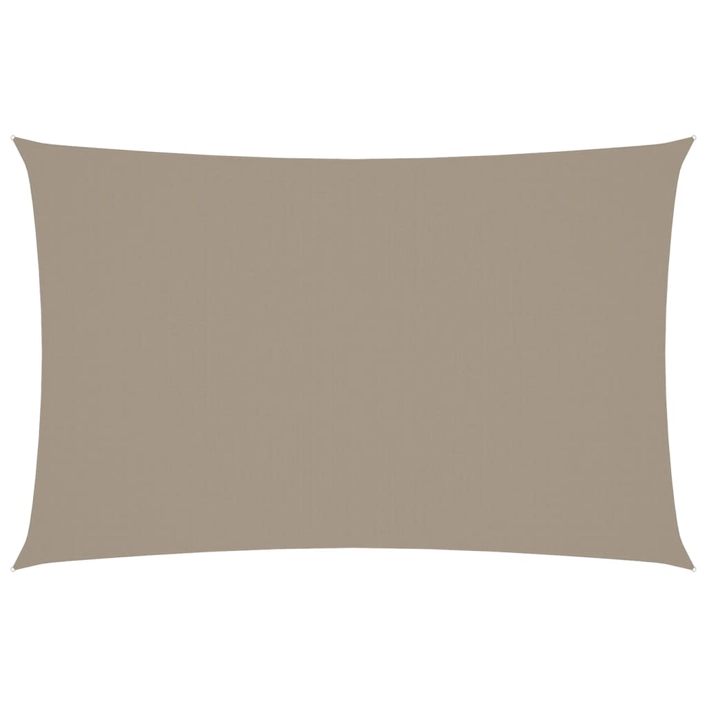 Vidaxl Sunshade prostokątny 4x7 M Oxford Fabric Taupe
