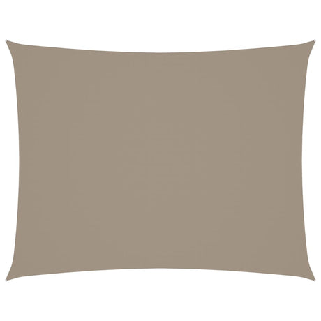 Vidaxl Sunshade prostokątny 6x8 M Oxford Fabric Taupe