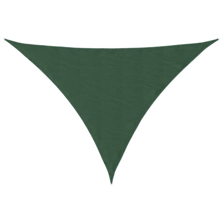 Vidaxl zonnescherm driehoekig 3x3x4,24 m oxford stof donkergroen