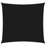 Vidaxl Sunshade Square 4x4 M Oxford Fabric Black