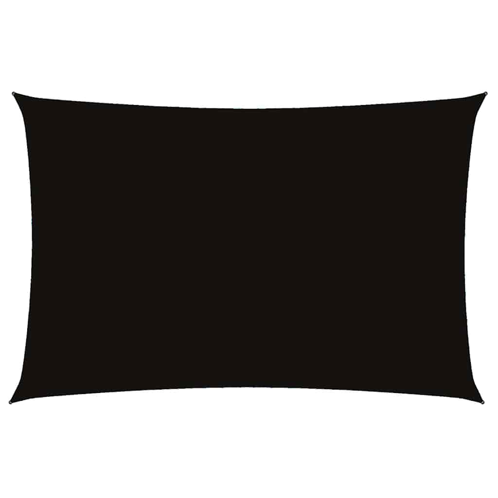 Vidaxl Sunshade prostokątny 2x4 m Oxford Fabric Black
