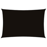 Vidaxl Sunshade prostokątny 2x4 m Oxford Fabric Black