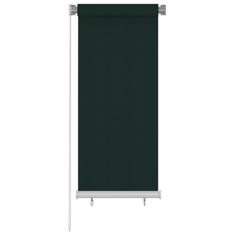 Vidaxl rolgordijn voor buiten 65(b)x140(h) cm hdpe donkergroen