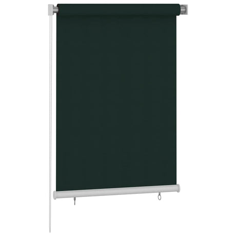 Vidaxl rolgordijn voor buiten 105(b)x140(h) cm hdpe donkergroen