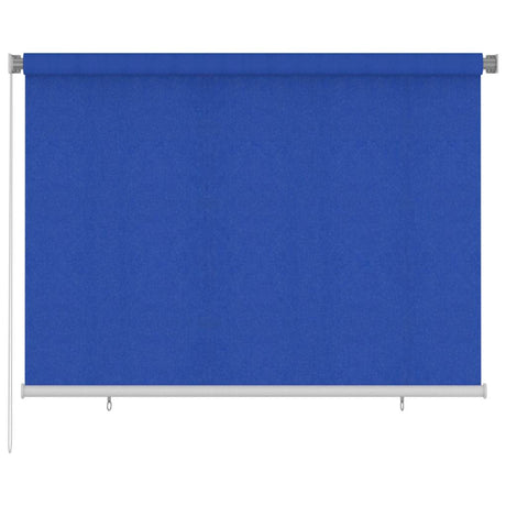 Vidaxl rolgordijn voor buiten 205(b)x140(h) cm hdpe blauw