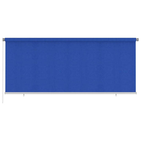 Vidaxl rolgordijn voor buiten 355(b)x140(h) cm hdpe blauw