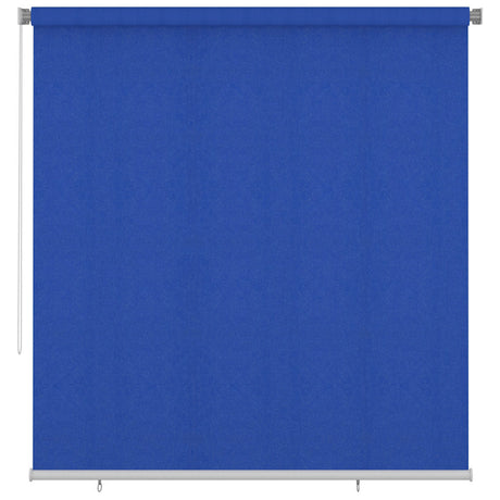 Vidaxl rolgordijn voor buiten 225(b)x230(h) cm hdpe blauw
