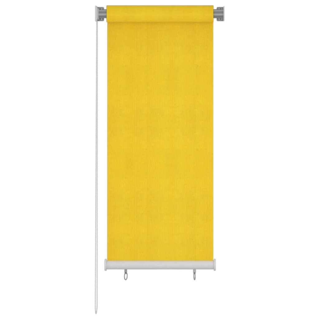 Vidaxl Roller Blind na zewnątrz 60x140 cm HDPE żółty