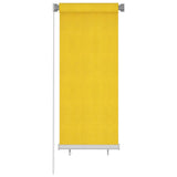 Vidaxl Roller Blind na zewnątrz 60x140 cm HDPE żółty