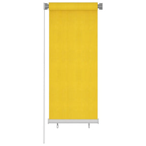 Vidaxl Roller Blind na zewnątrz 60x140 cm HDPE żółty