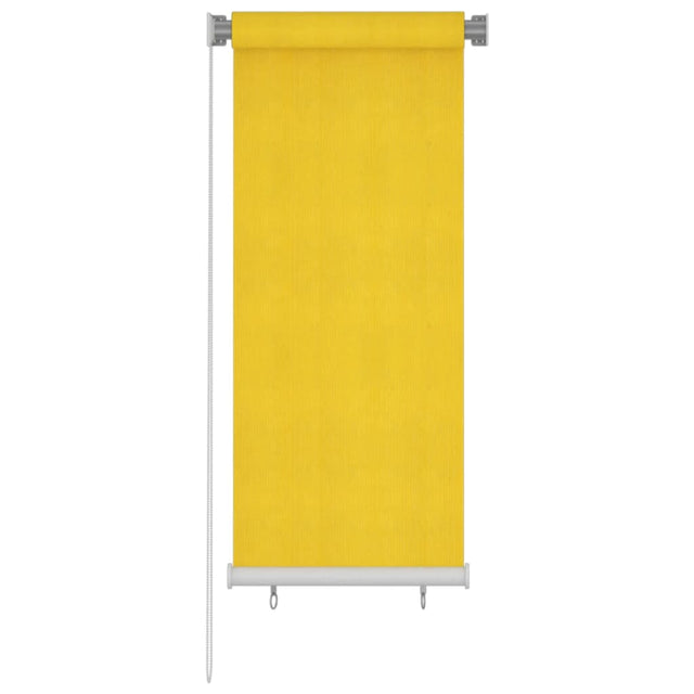 Vidaxl Roller Blind na zewnątrz 60x140 cm HDPE żółty