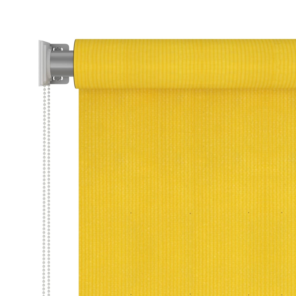 Vidaxl Roller Blind na zewnątrz 60x140 cm HDPE żółty