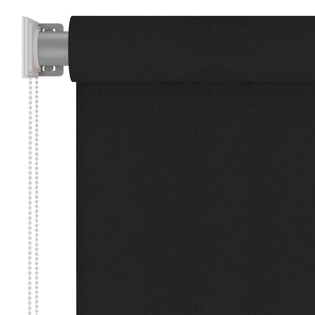 Vidaxl rolgordijn voor buiten 65(b)x230(h) cm hdpe zwart