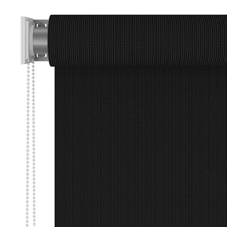 Vidaxl rolgordijn voor buiten 185(b)x230(h) cm zwart