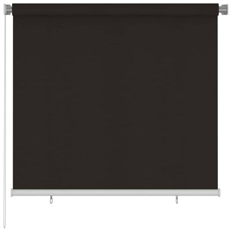 Vidaxl rolgordijn voor buiten 165(b)x140(h) cm hdpe bruin
