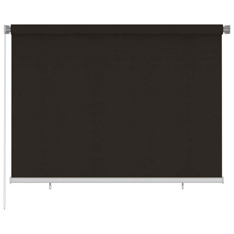 Vidaxl rolgordijn voor buiten 205(b)x140(h) cm hdpe bruin