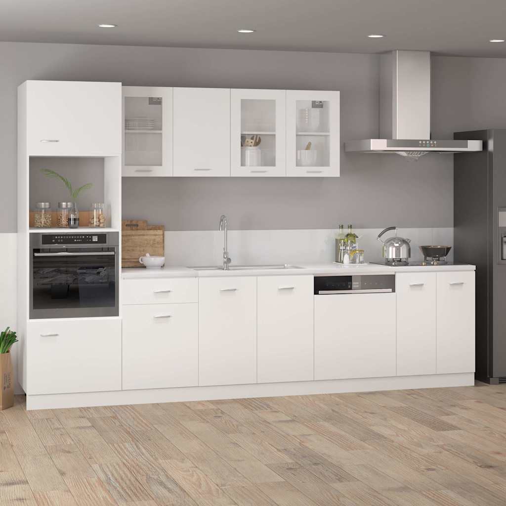 Vidaxl bovenkast lyon 80x31x60 cm bewerkt hout wit