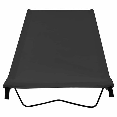 Vidaxl Camp Beds 2 ST 180x60x19 CM Oxford Fabric and Steel Black