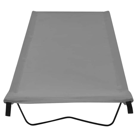 Vidaxl Camp Beds 2 ST 180x60x19 CM Oxford Fabric and Steel Grey