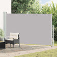 Vidaxl Garden Screen Wyciągalny 180x300 cm szary
