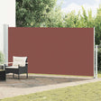 Ekran ogrodowy Vidaxl rozszerzony 180x500 cm brąz