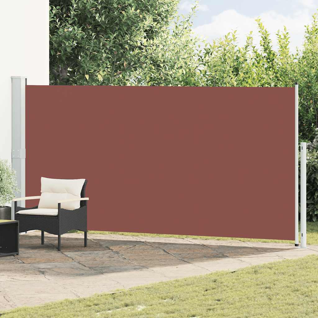 Ekran ogrodowy Vidaxl rozszerzony 180x500 cm brąz