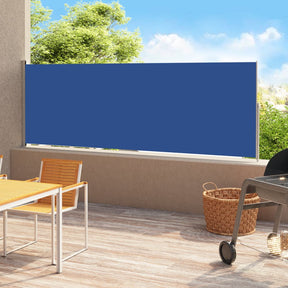 Vidaxl Garden Screen Wyciągnięty 200x500 cm niebieski