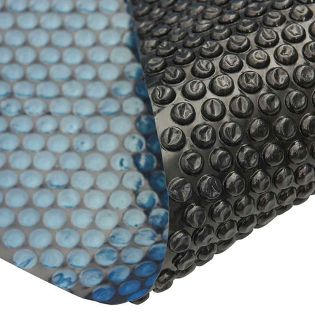 Vidaxl Pool Foil Foil Solar pływające 210 cm PE czarno -niebieskie