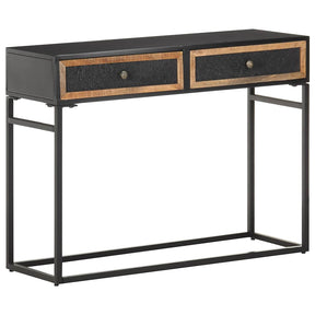 Vidaxl wandtafel 100x35x75 cm massief mangohout