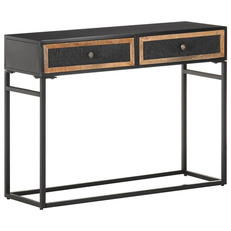 Vidaxl wandtafel 100x35x75 cm massief mangohout