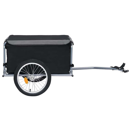Przyczepka rowerowa VidaXL 65 kg czarno-szara
