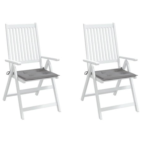Vidaxl Garden Frea Poduszki 2 szt. 40x40x4 cm Oxford Fabric Grey
