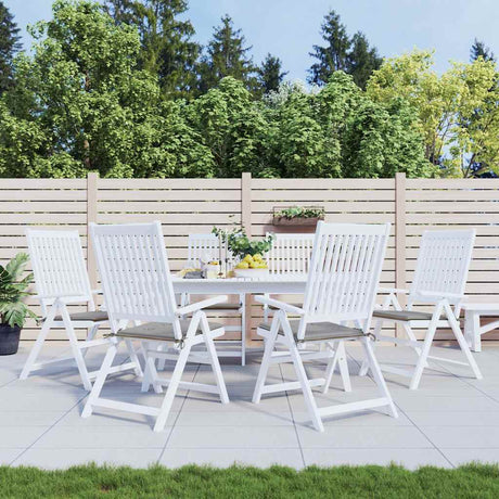 Vidaxl tuinstoelkussens 6 st 50x50x3 cm oxford stof grijs