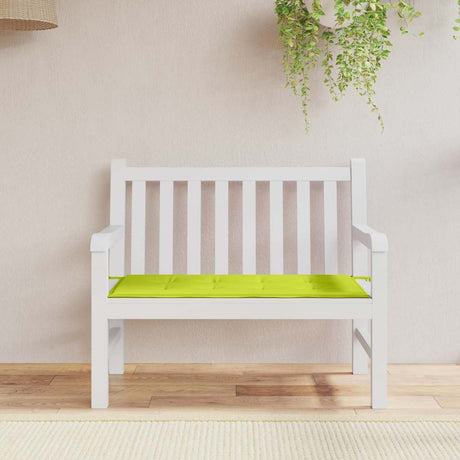 Vidaxl Garden Bench Poduszka 120x50x4 cm Oxford Fabric Bright Green