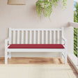 Vidaxl Garden Bench Poduszka 150x50x4 cm Oxford Fabric Wine Red