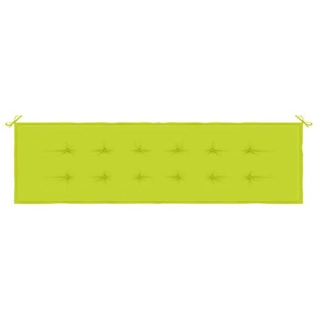 Vidaxl Garden Bench Poduszka 180x50x3 Cm Oxford Fabric Clear Green