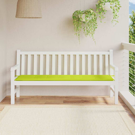 Vidaxl Garden Bench Poduszka 180x50x3 Cm Oxford Fabric Clear Green